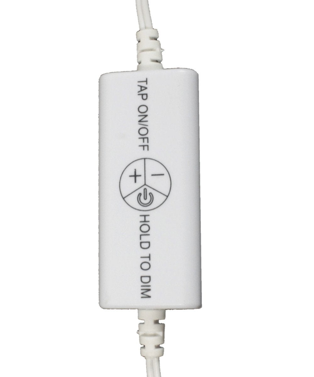 3"W Solid Wood Hover Plank Corner/Wall Accent Light Plug-In by Home