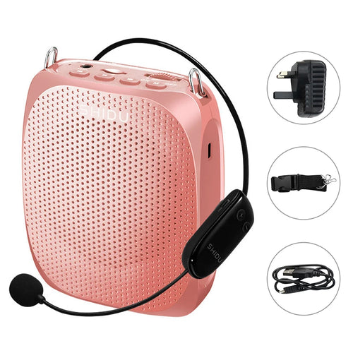 SHIDU S615 Ultra Wireless Voice Amplifier Portable UHF Mini Audio
