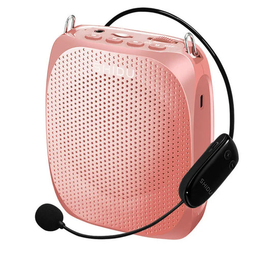 SHIDU S615 Ultra Wireless Voice Amplifier Portable UHF Mini Audio