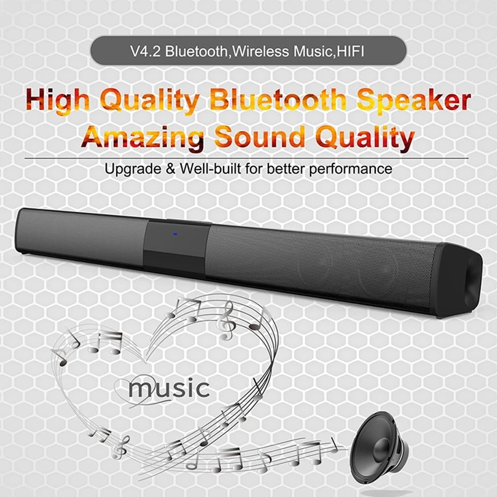 40W Bluetooth Speaker column High Power Portable Speaker TV SoundBar