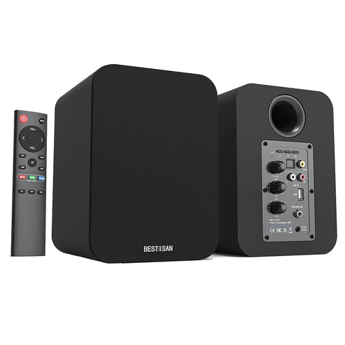 80W 2.0 HiFi Speaker Soundbar Bookshelf Bluetooth Speaker Home Theatre