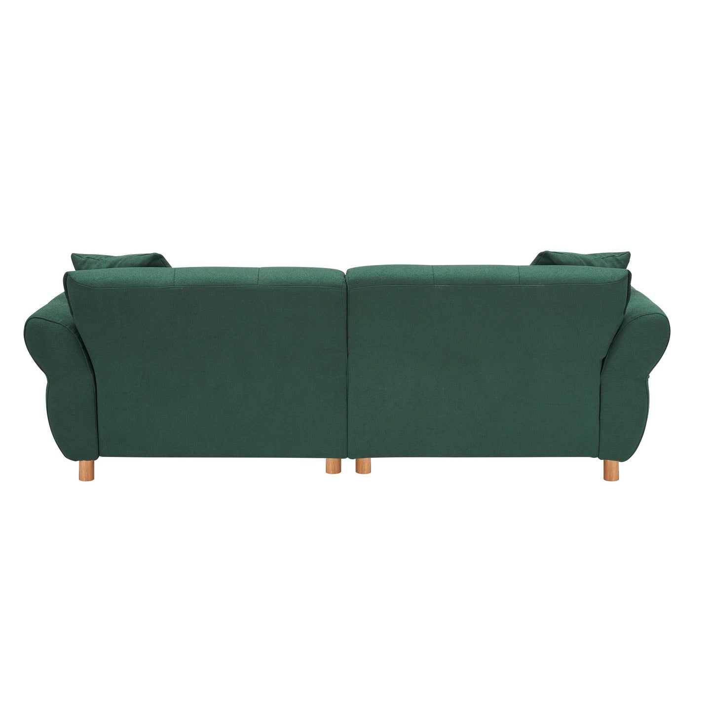 93.70 inches long, Teddy Sofa Fabric,with two matching pillows and