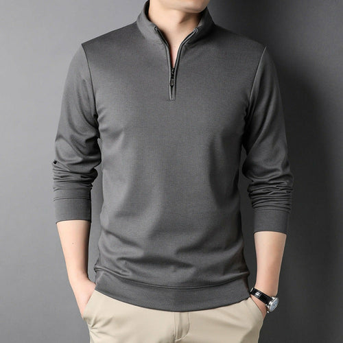 Mens Casual Long Sleeve Top