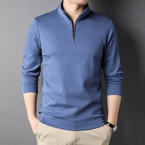 Mens Casual Long Sleeve Top