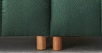 93.70 inches long, Teddy Sofa Fabric,with two matching pillows and