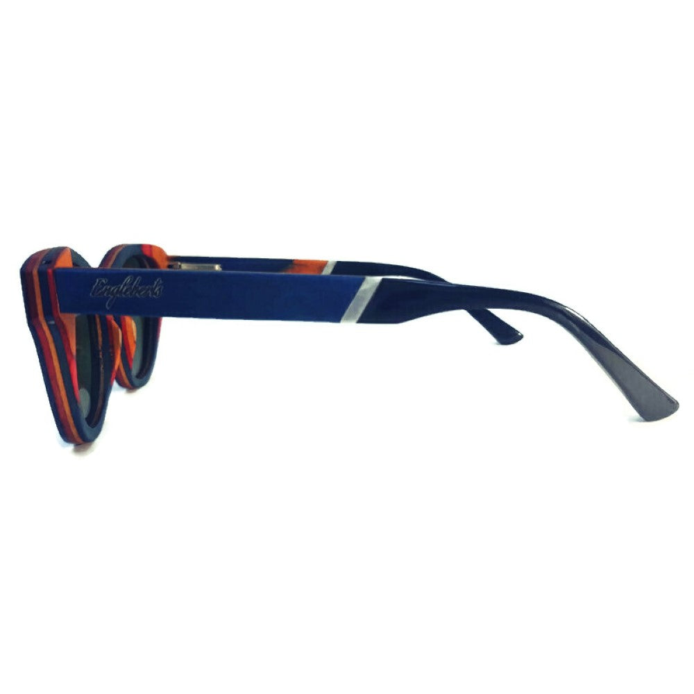 Beach Bound Skateboard Wood and Acetate Sunglasses
