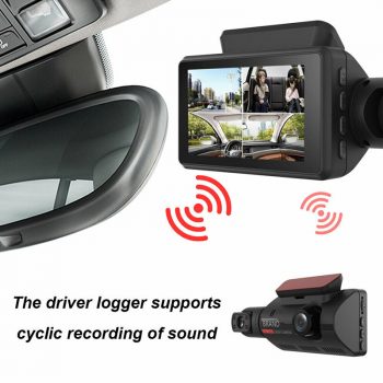 1440P HD 360° Dual Camera Full HD Night Vision Car Dash Camera