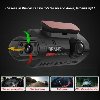 1440P HD 360° Dual Camera Full HD Night Vision Car Dash Camera