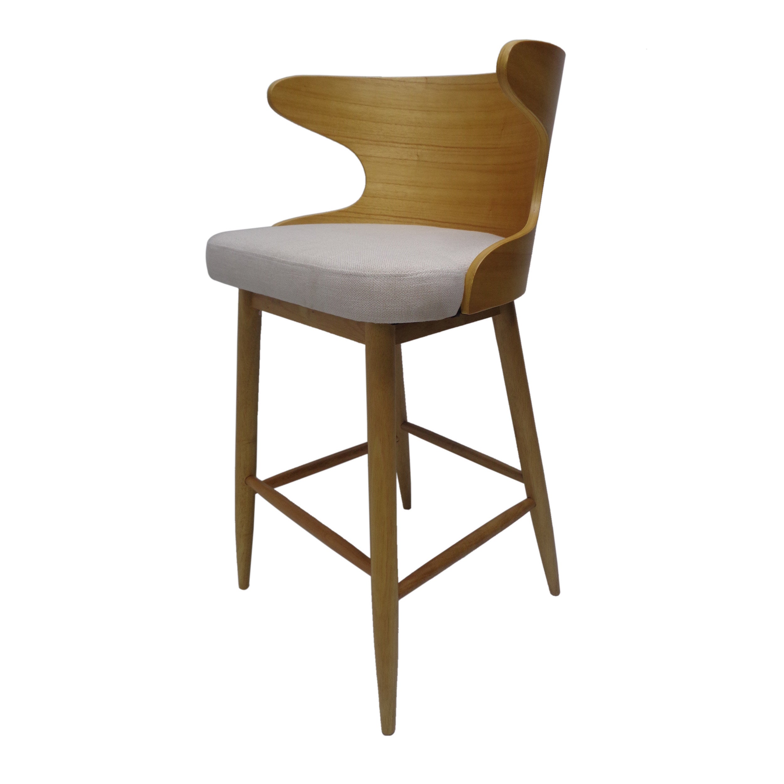 Mid Century Design Bar Stools (Set of 2)