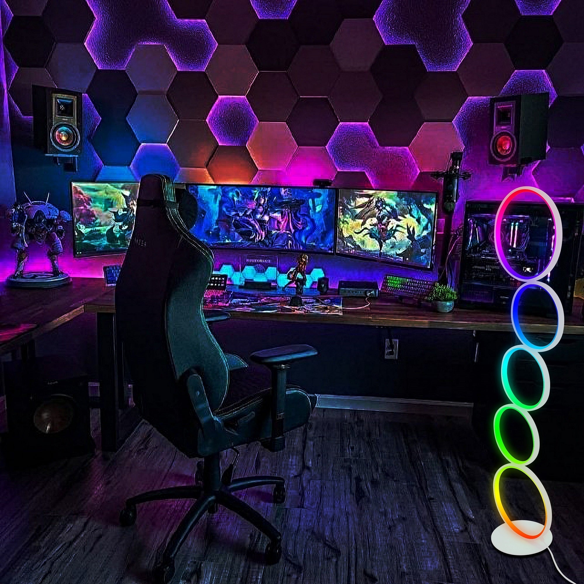 Minimalist Circular Floor Lamp