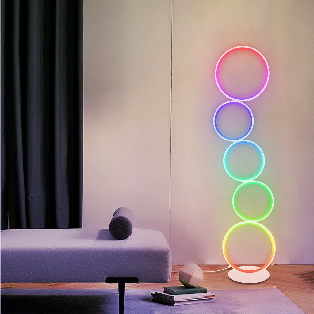 Minimalist Circular Floor Lamp