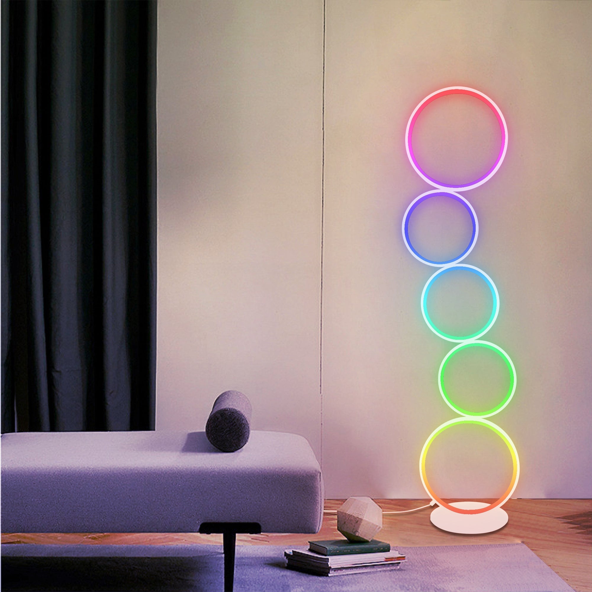 Minimalist Circular Floor Lamp
