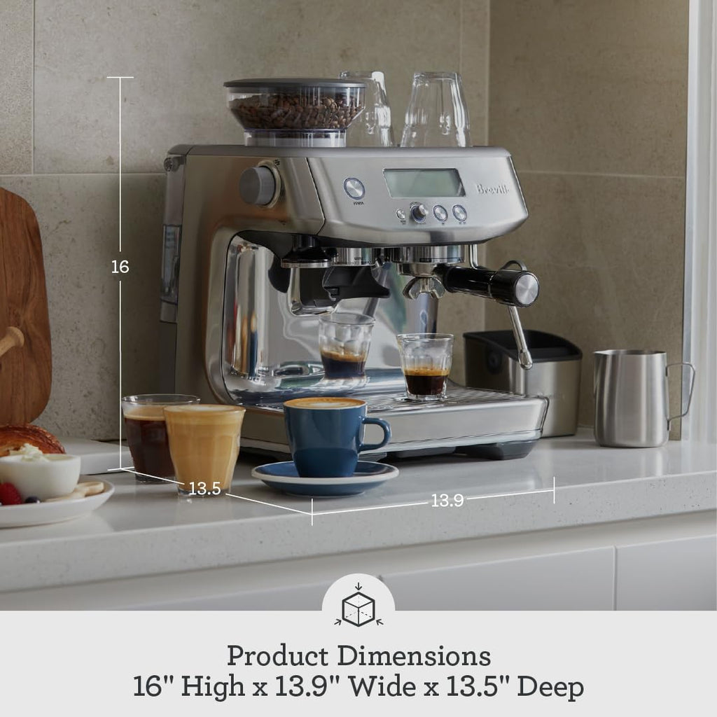 The Breville Barista Pro Espresso Machine with Grinder & Milk Frother, Cappuccino & Latte Maker