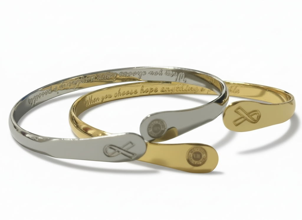 Cancer Awareness Bracelets, Engraved Bracelets