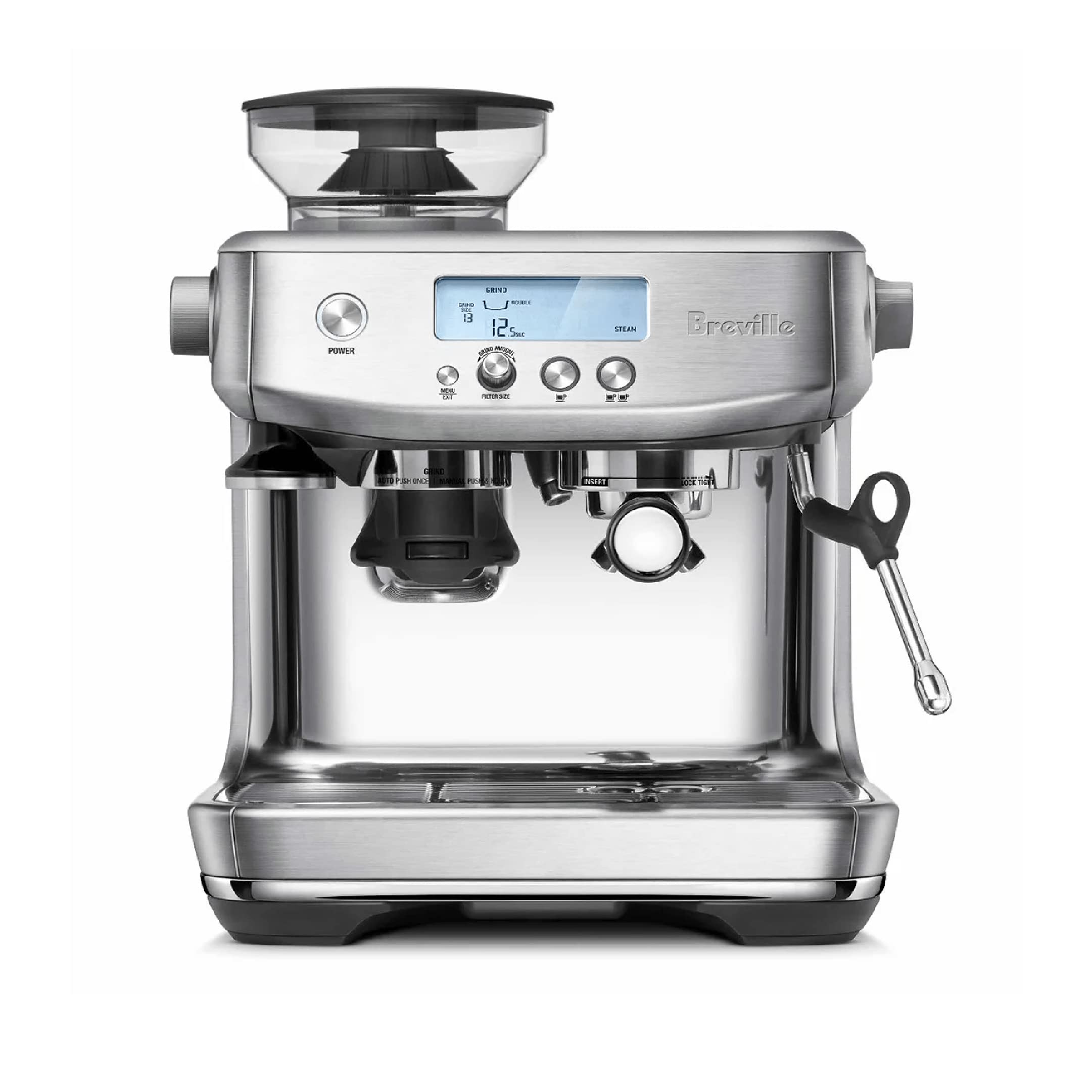 The Breville Barista Pro Espresso Machine with Grinder & Milk Frother, Cappuccino & Latte Maker