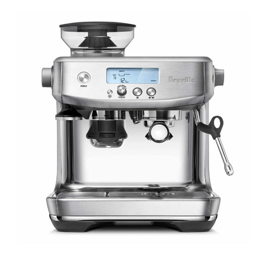 Breville the Barista Pro Espresso Machine with Grinder & Milk Frother, Espresso Maker with Seconds Heat Up, Cappuccino & Latte Machine for Home, BES878BSS, Brushed Stainless Steel