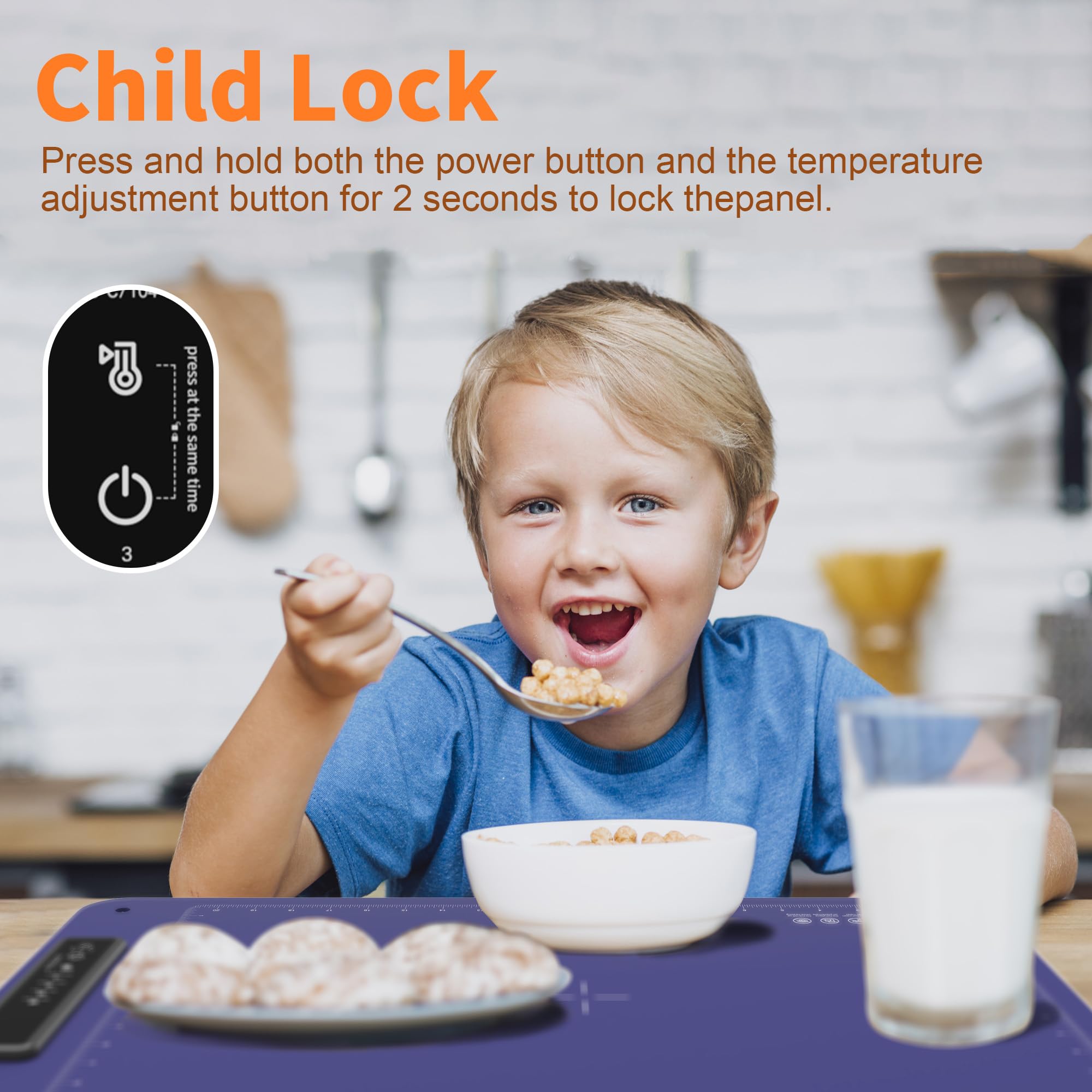 Warming Mat for Food, Electric Warming Tray