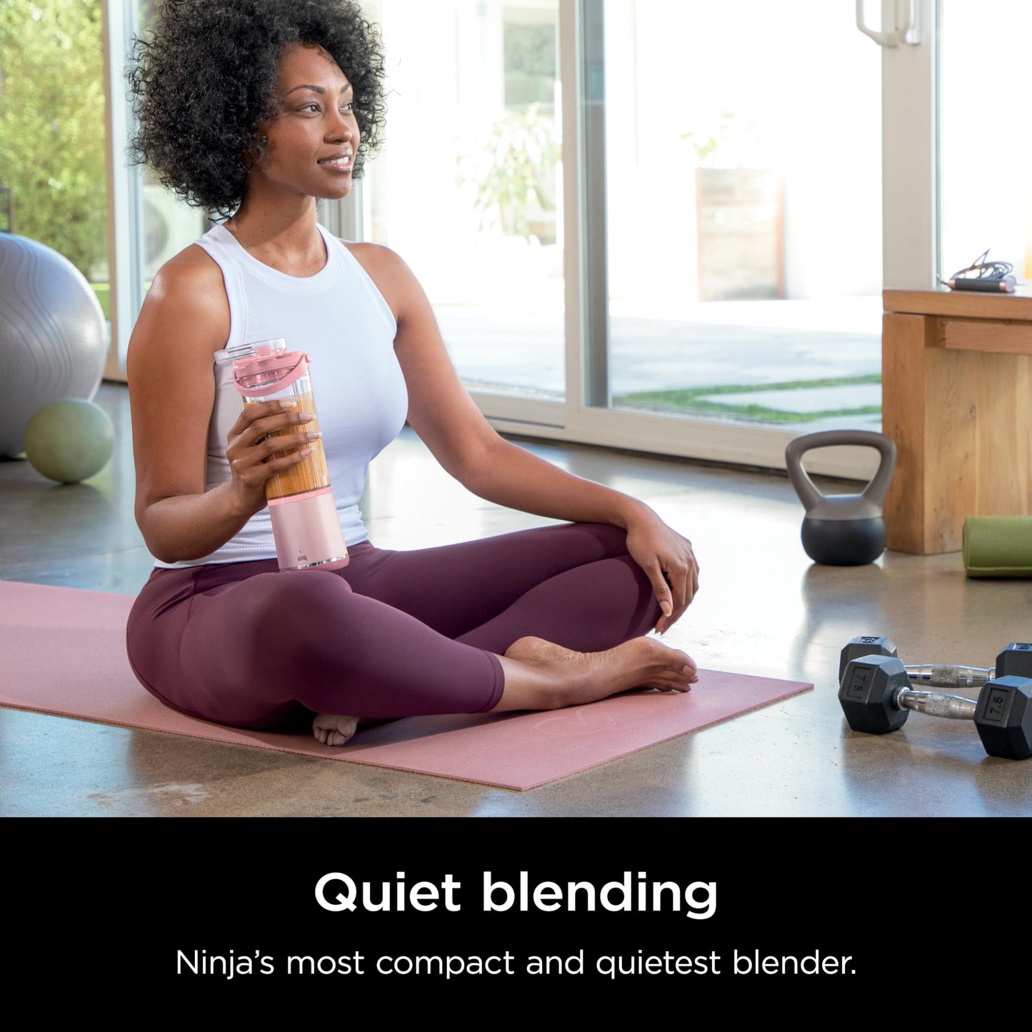 Ninja BC151NV Blast Portable Blender, Cordless, 18oz. Vessel, Personal Blender-for Shakes & Smoothies, BPA Free, Leakproof-Lid & Sip Spout, USB-C Rechargeable, Dishwasher Safe Parts, Denim Blue