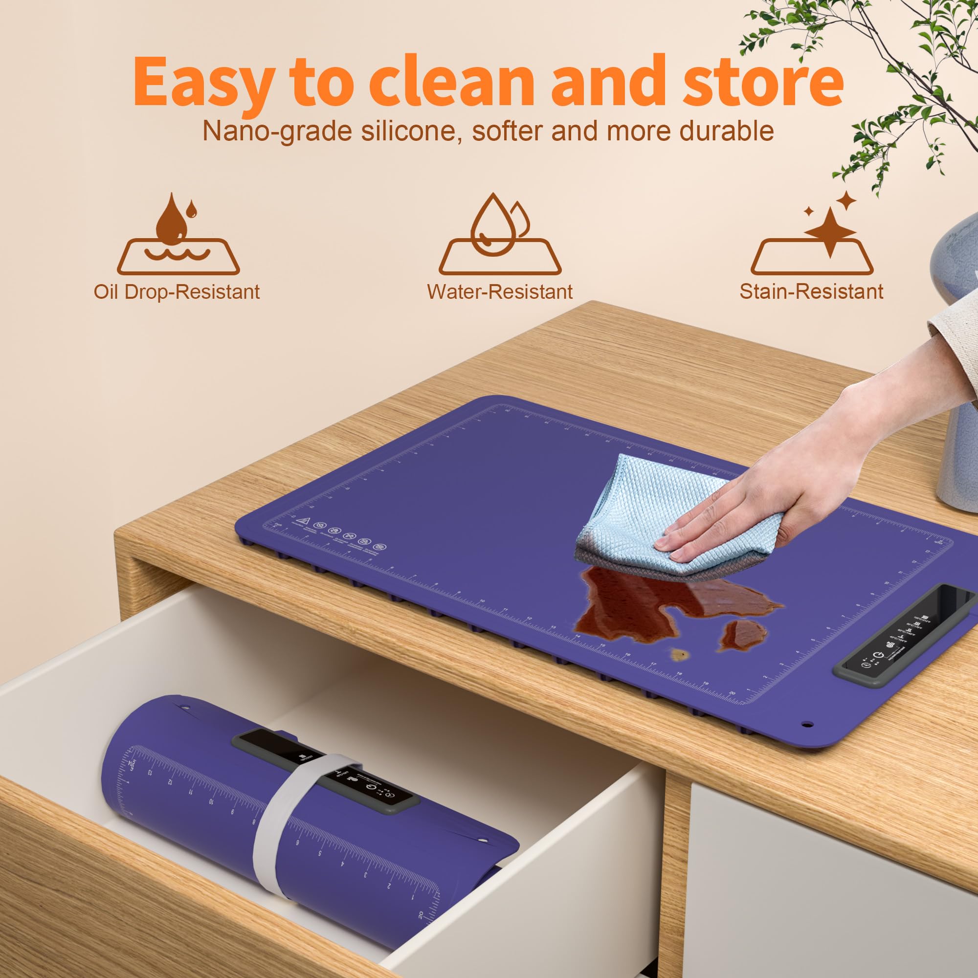 Warming Mat for Food, Electric Warming Tray