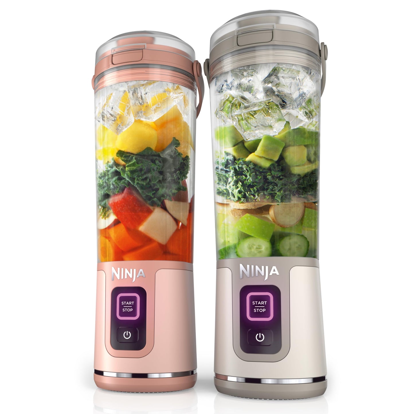 Ninja BC151NV Blast Portable Blender, Cordless, 18oz. Vessel, Personal Blender-for Shakes & Smoothies, BPA Free, Leakproof-Lid & Sip Spout, USB-C Rechargeable, Dishwasher Safe Parts, Denim Blue