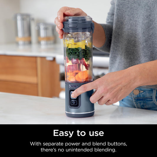 Ninja BC151NV Blast Portable Blender, Cordless, 18oz Personal Blender