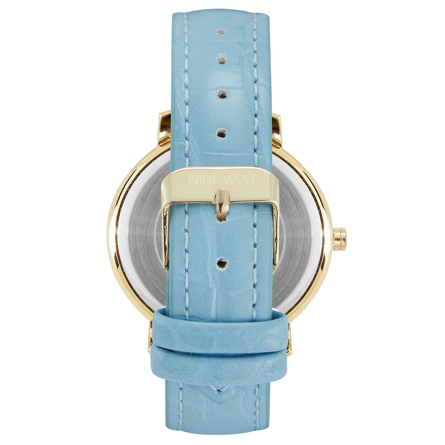 Nine West Gold and Blue Women Watch