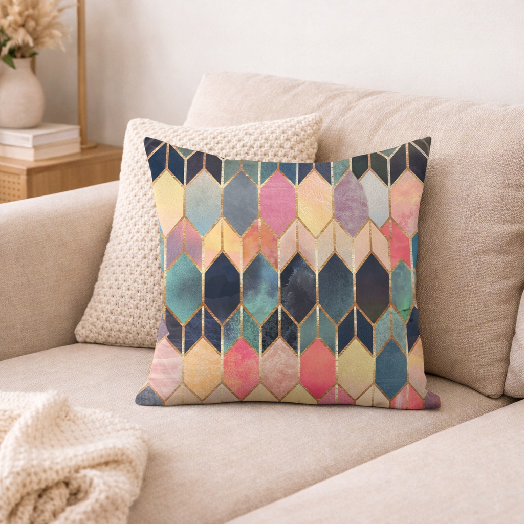 Stained Glass  Cushion/Pillow