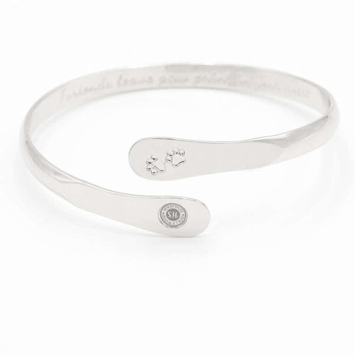 Furry Friends Bracelets, Engraved with a paw print