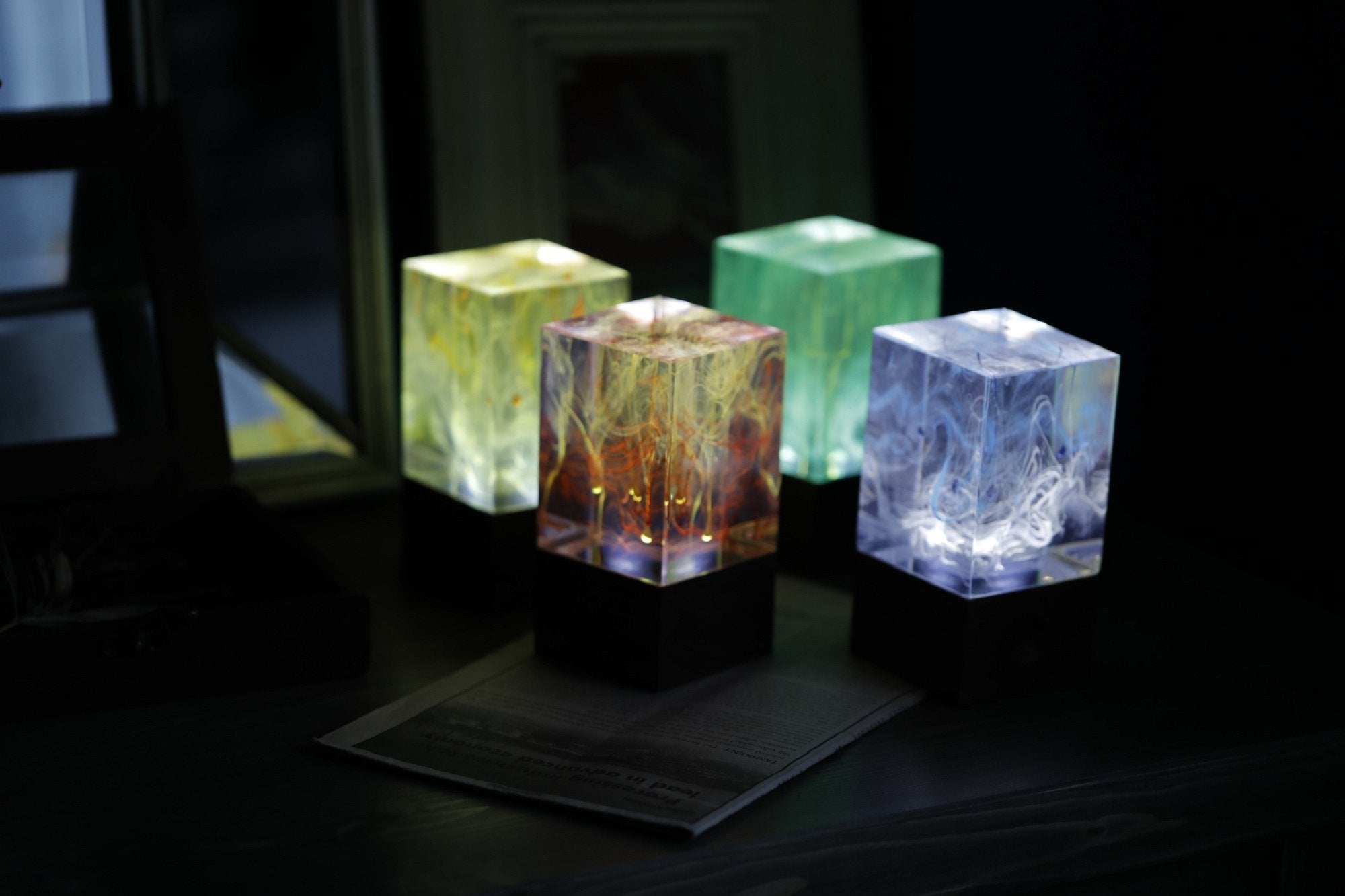 Resin Table LED Light