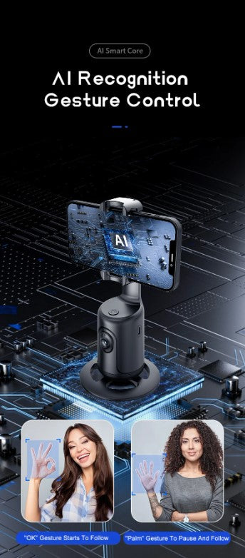 Live AI Intelligent Auto Face Tracking Tripod