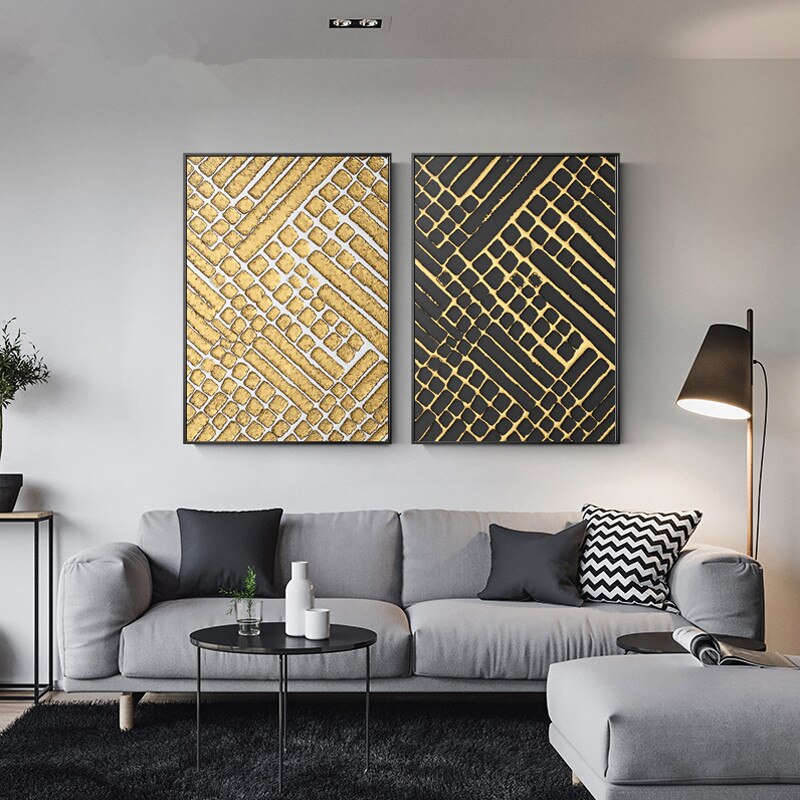 Abstruct Gold Parallel World