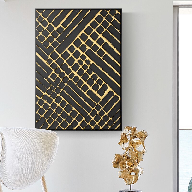 Abstruct Gold Parallel World