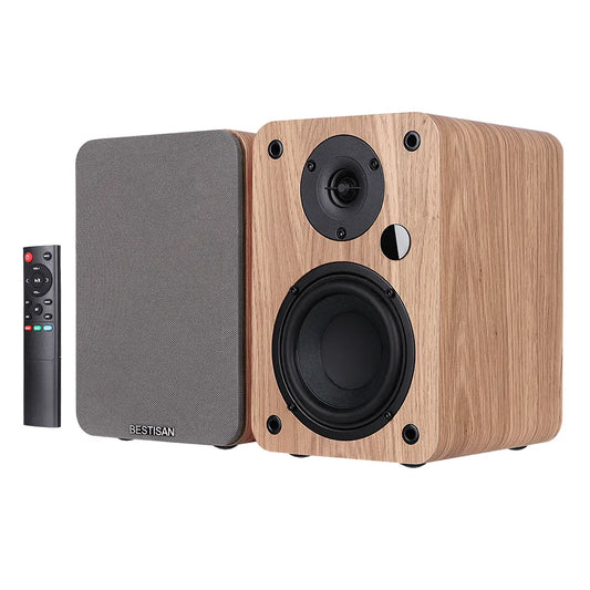 80W 2.0 HiFi Speaker Soundbar Bookshelf Bluetooth Speaker Home Theatre