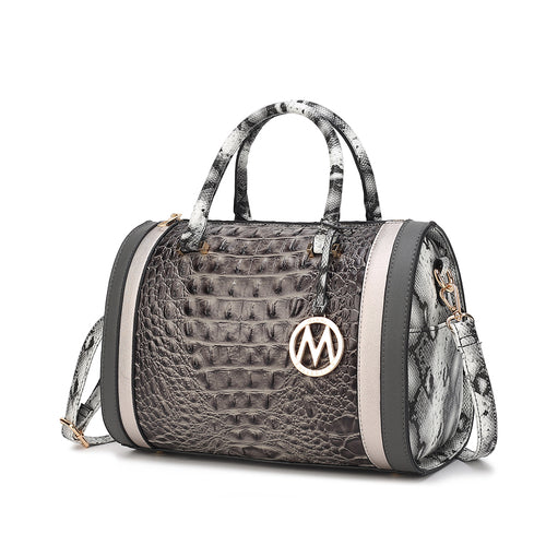 MKF Collection Eleanor Faux Crocodile-Embossed Bag by Mia K