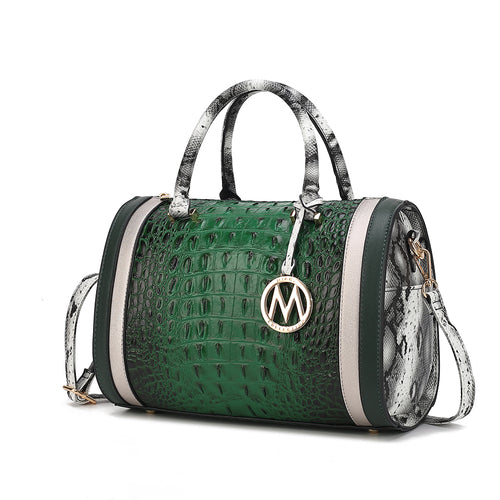 MKF Collection Eleanor Faux Crocodile-Embossed Bag by Mia K