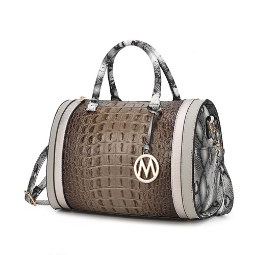 MKF Collection Eleanor Faux Crocodile-Embossed Bag by Mia K