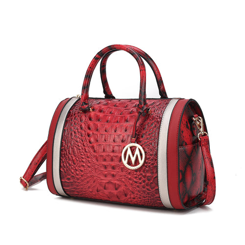 MKF Collection Eleanor Faux Crocodile-Embossed Bag by Mia K