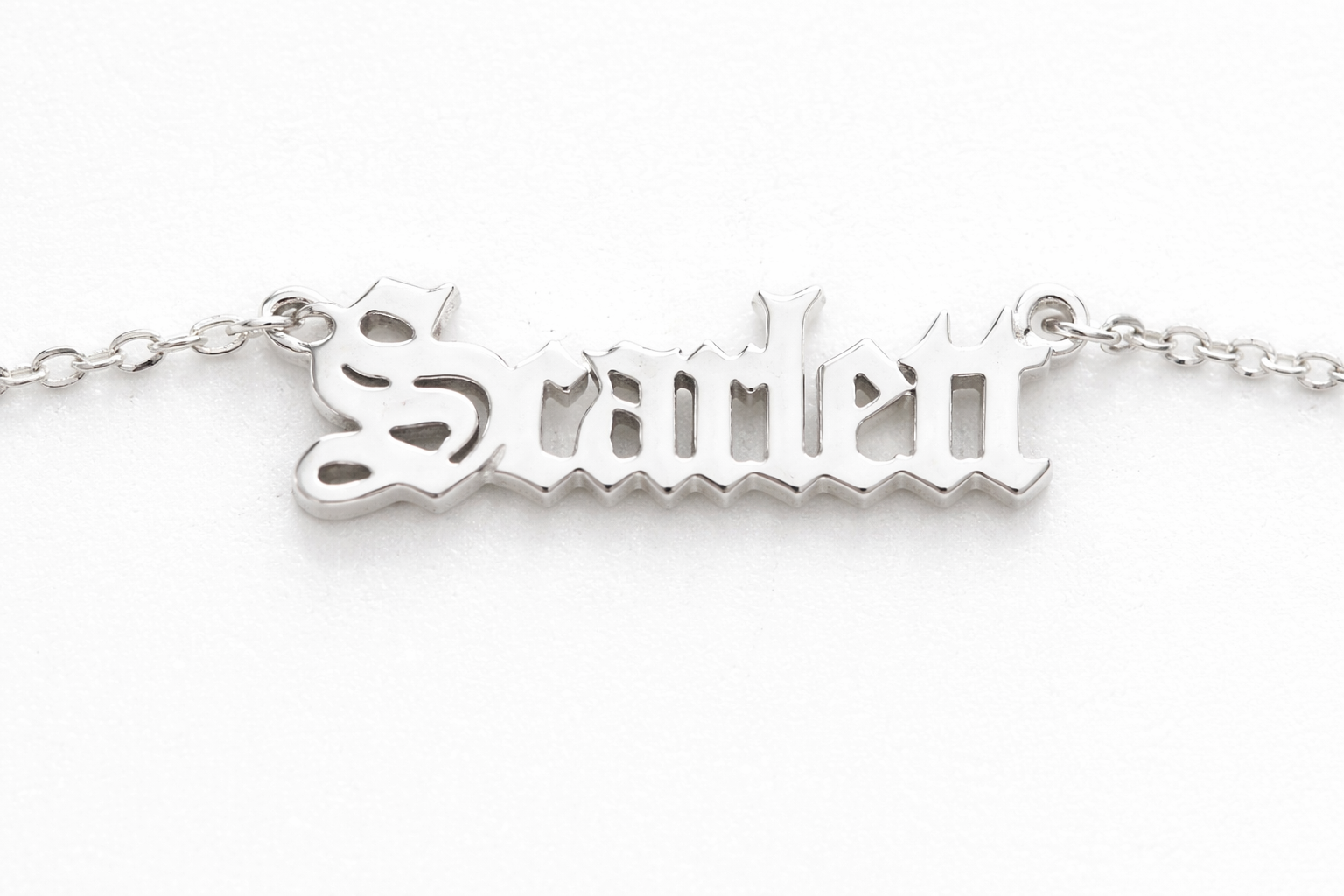 Cursive Nameplate Necklace