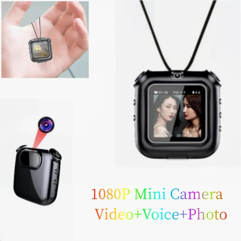 Portable Clip Necklace Mini Camera Audio Video Voice Photo Recorder