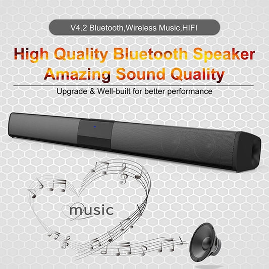 40W Bluetooth Speaker column High Power Portable Speaker TV SoundBar