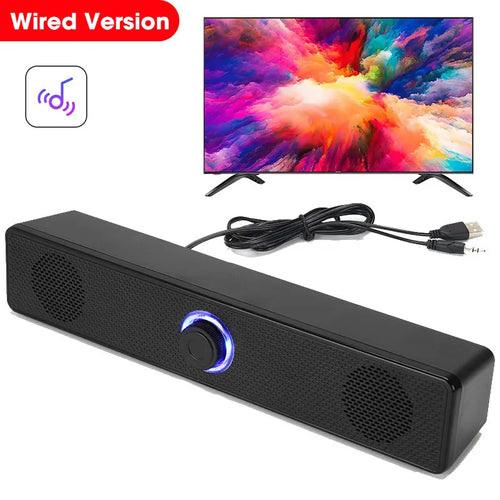 Computer Bluetooth 5.3 Speakers Sound Box USB Wired High Quality