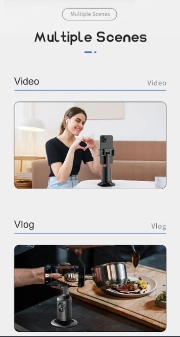 Live AI Intelligent Auto Face Tracking Tripod