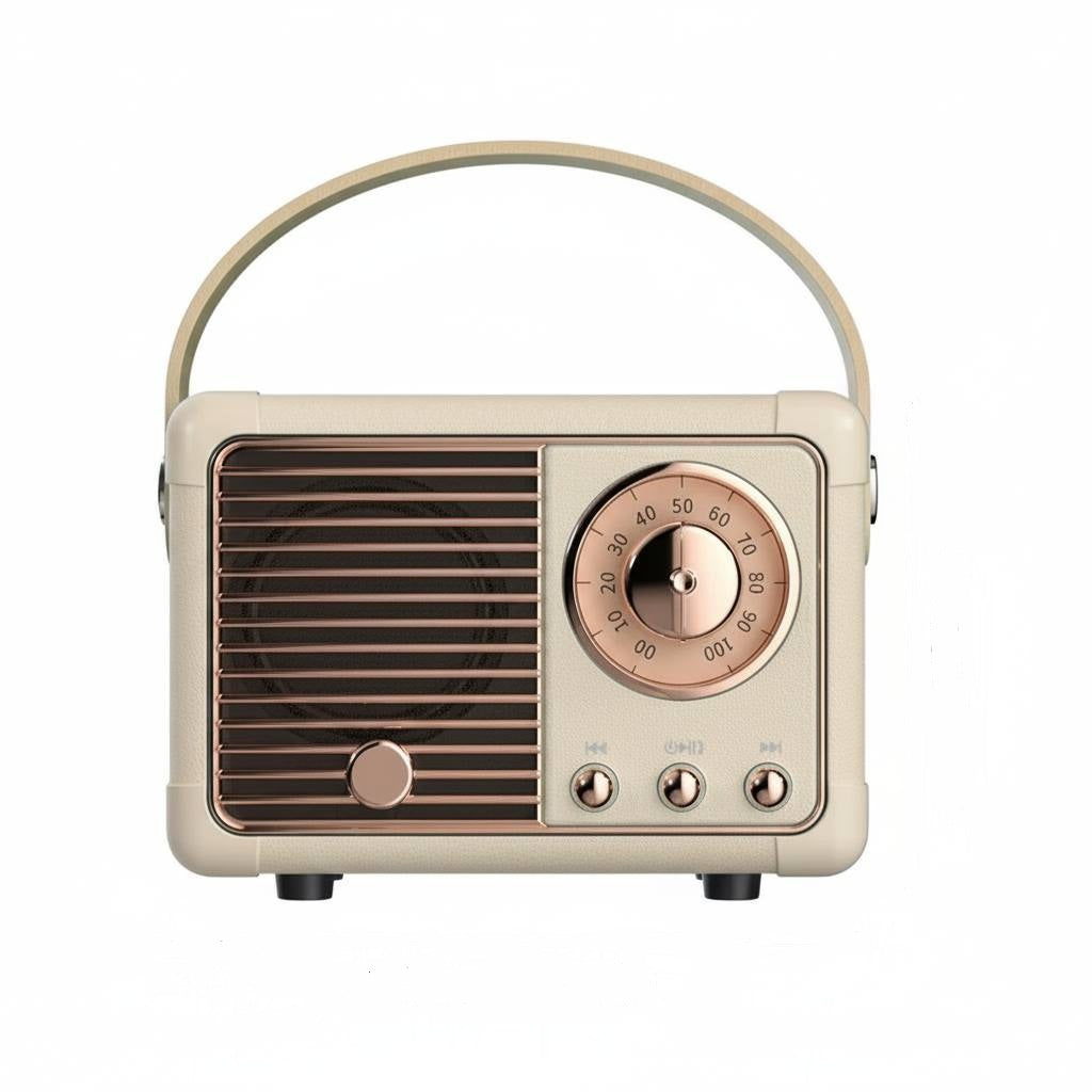 Bluetooth Compact Retro Speakers with Radio