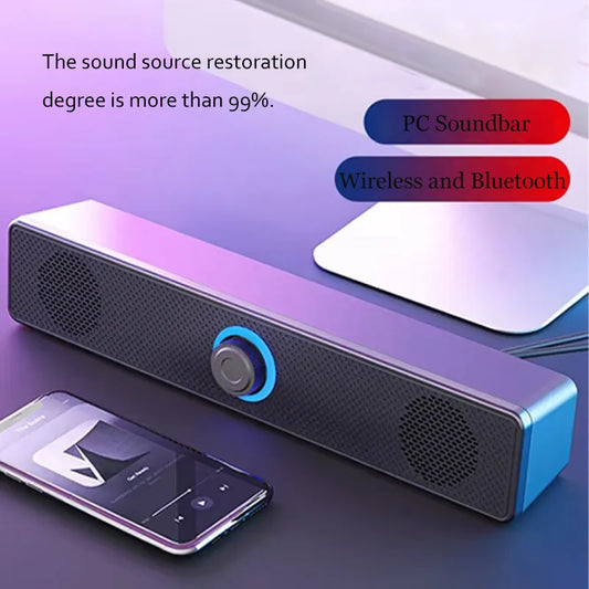 Computer Bluetooth 5.3 Speakers Sound Box USB Wired High Quality
