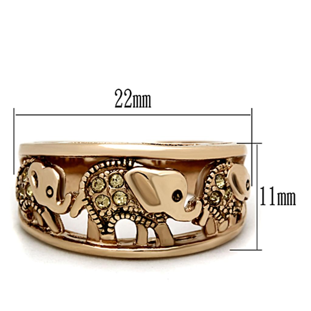 Rose Gold (Ion Plating) Stainless Steel Ring