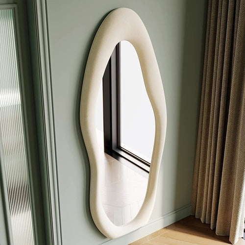 White Full Length Mirror Wooden Frame