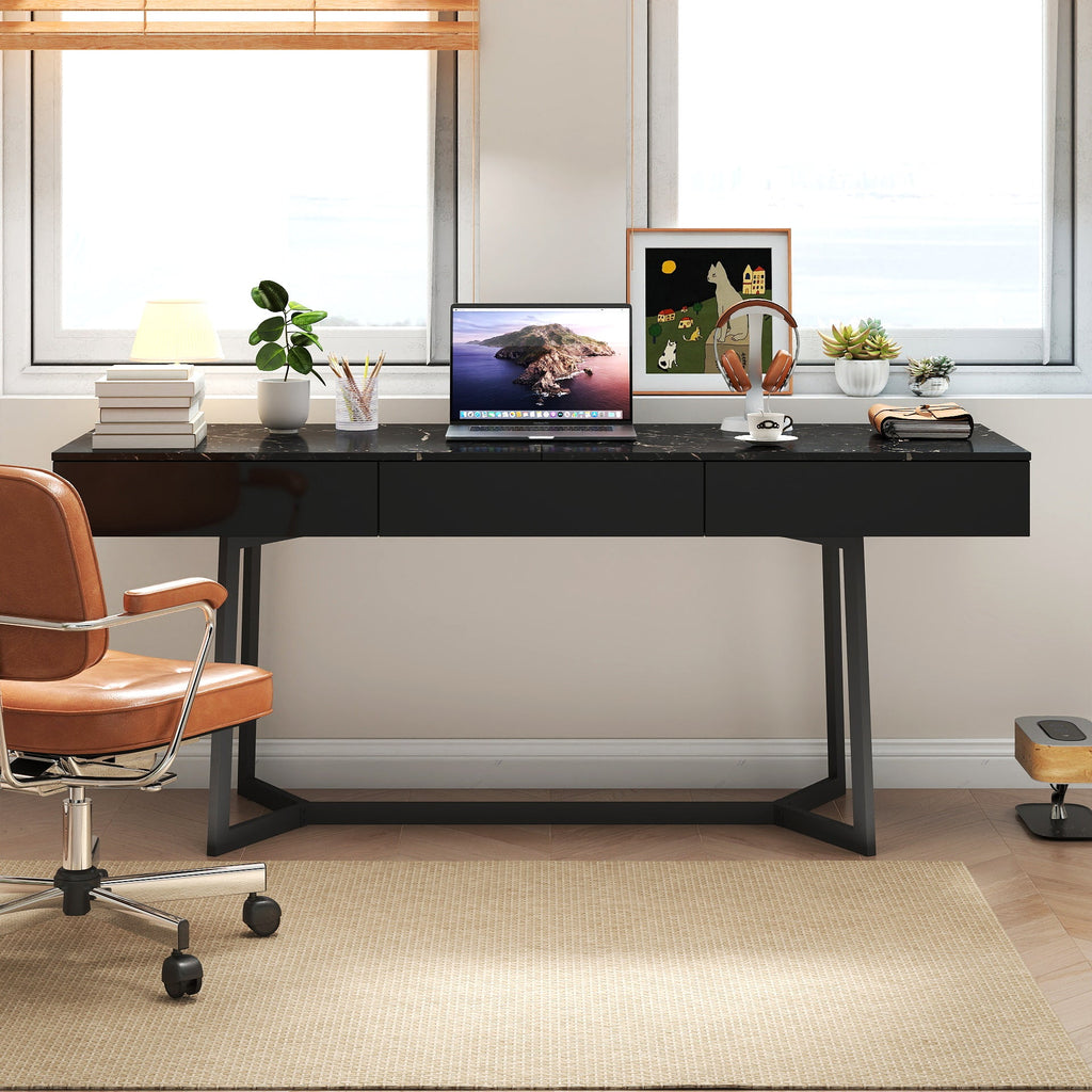Modern Black Computer Desk