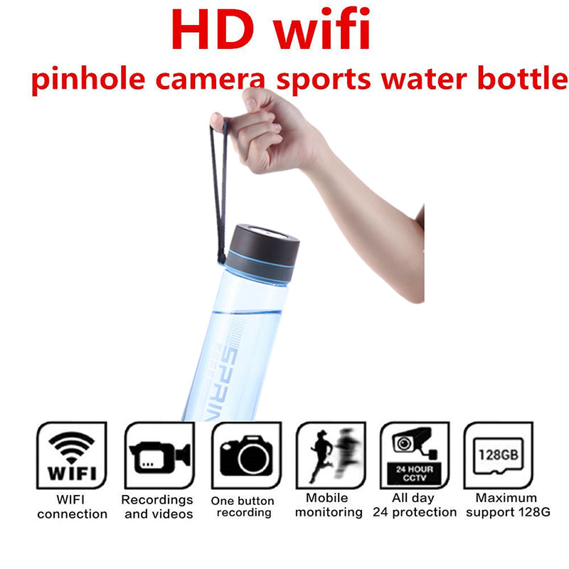 Water Bottle Camera 1080P Full HD Camera