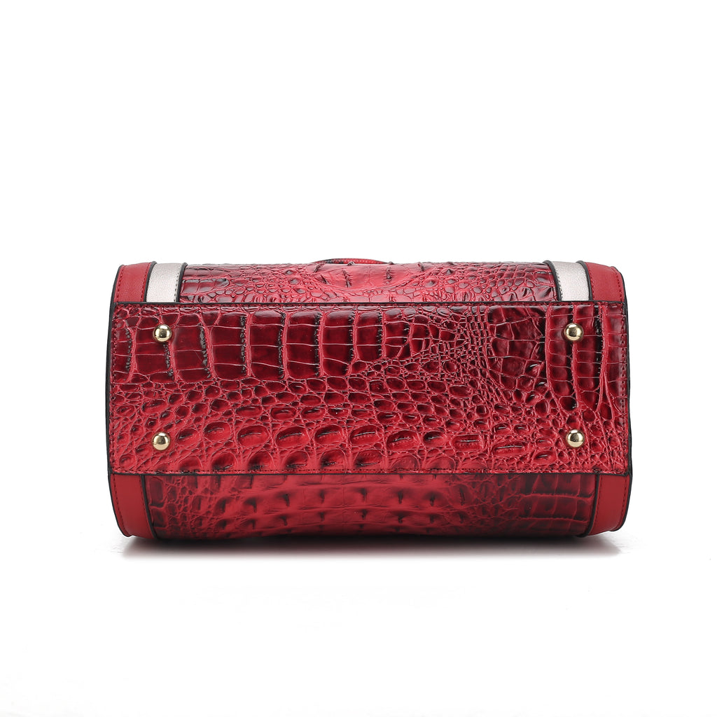 MKF Collection Eleanor Faux Crocodile-Embossed Bag by Mia K