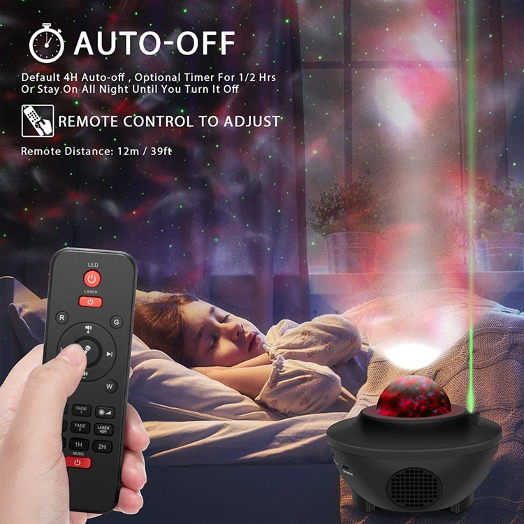 Starry Sky Galaxy Projector with Bluetooth Speaker